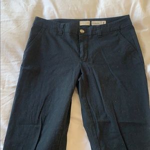 Black casual work pants